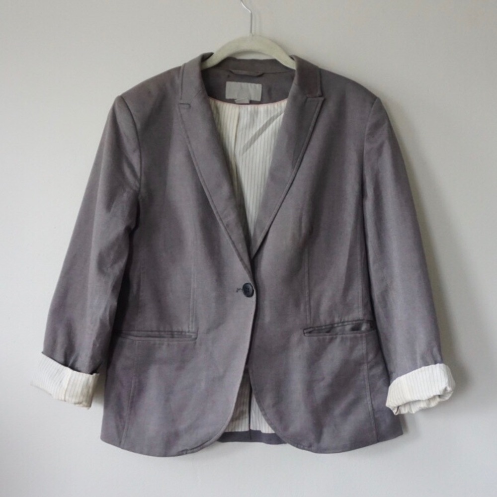 H&M | Grey Blazer (Size 12)